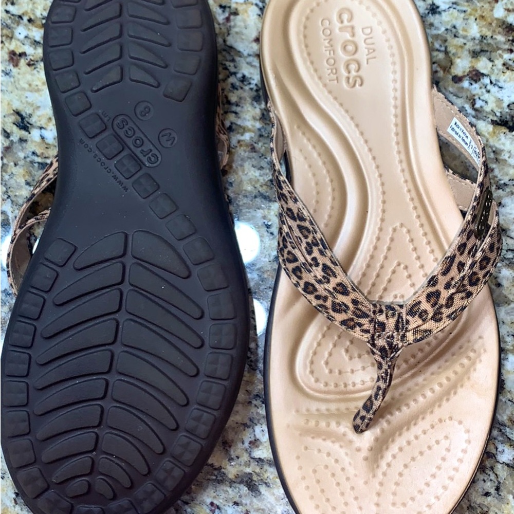 Leopard print Crocs(will trade)